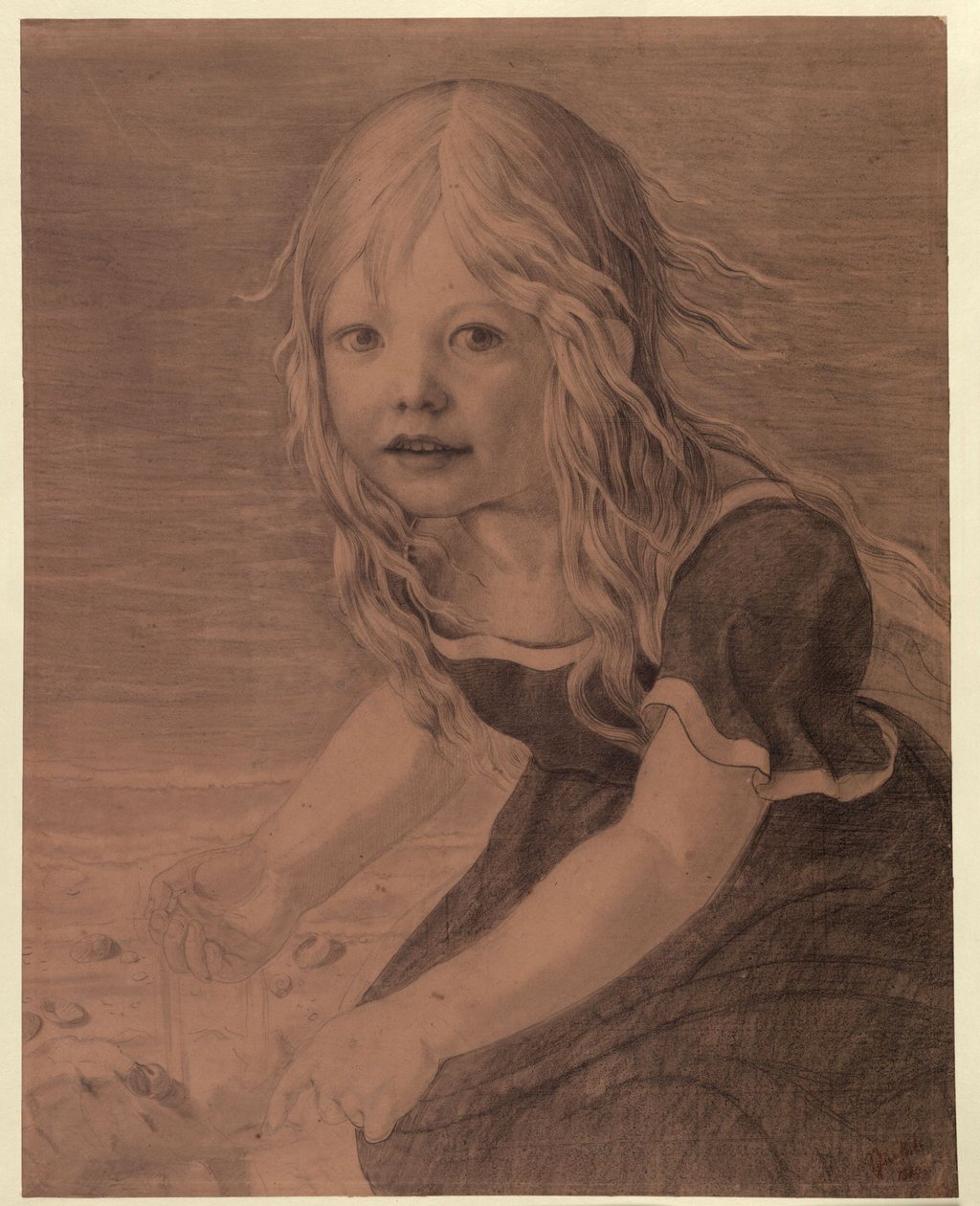 Portrait de la fille Marie - Karl Friedrich Schinkel