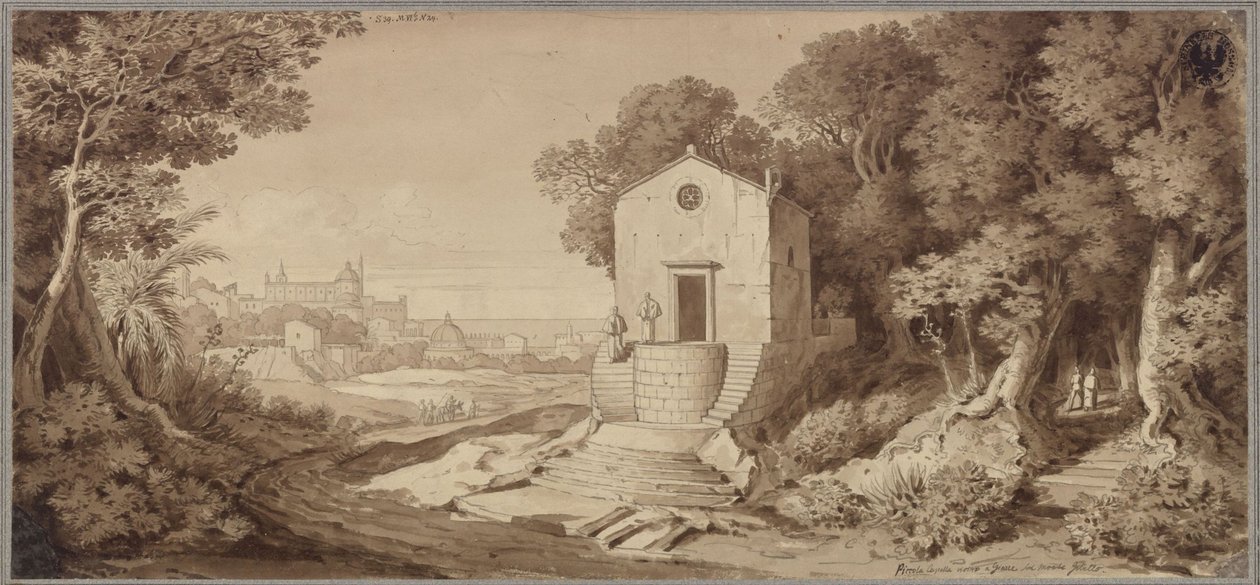 Une petite chapelle construite en lave près de Giarre sur l