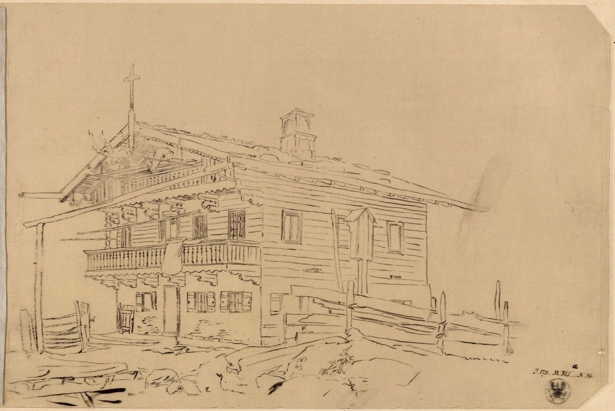 Projet de maison suisse - Karl Friedrich Schinkel
