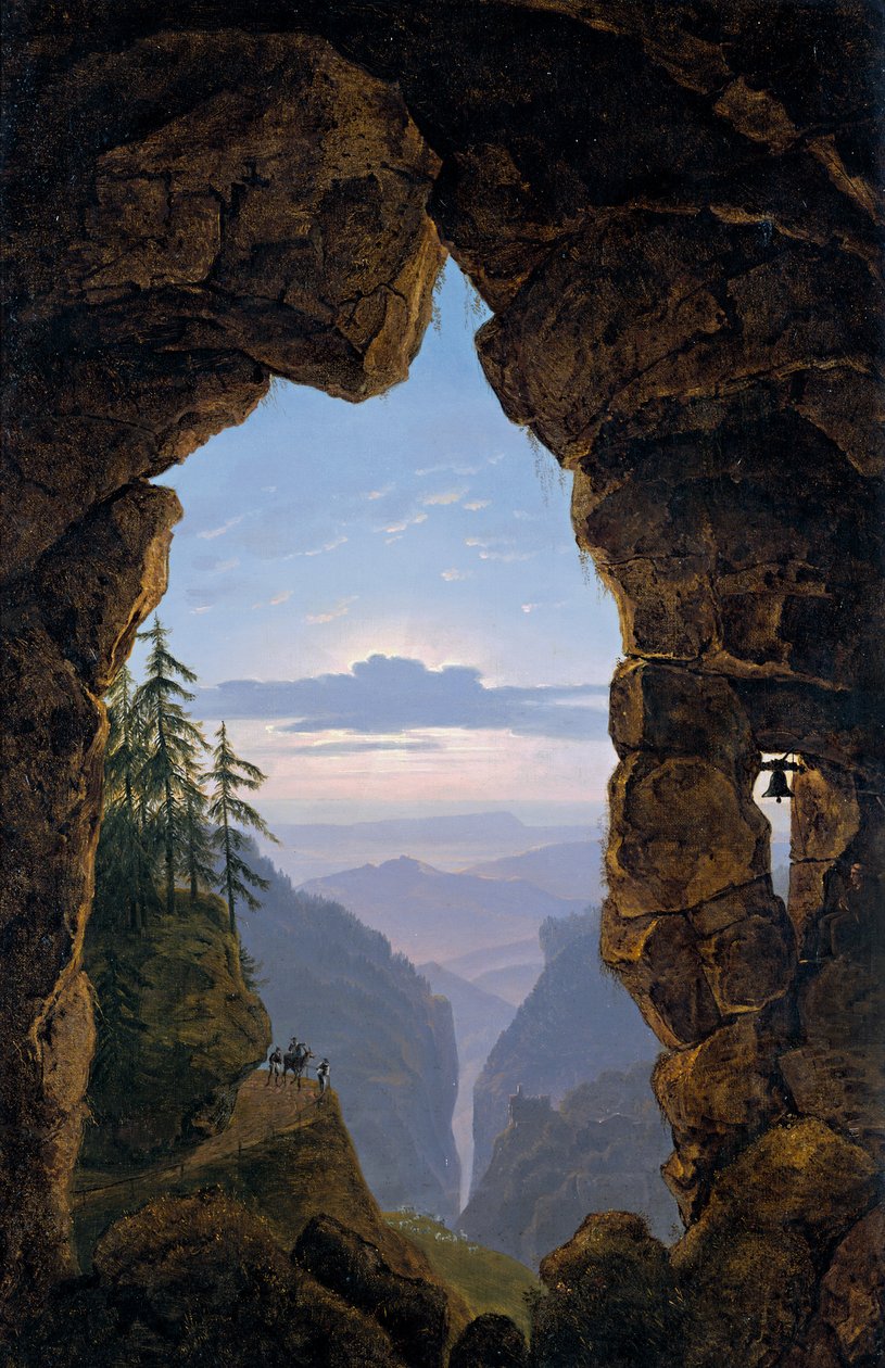Porte rocheuse - Karl Friedrich Schinkel