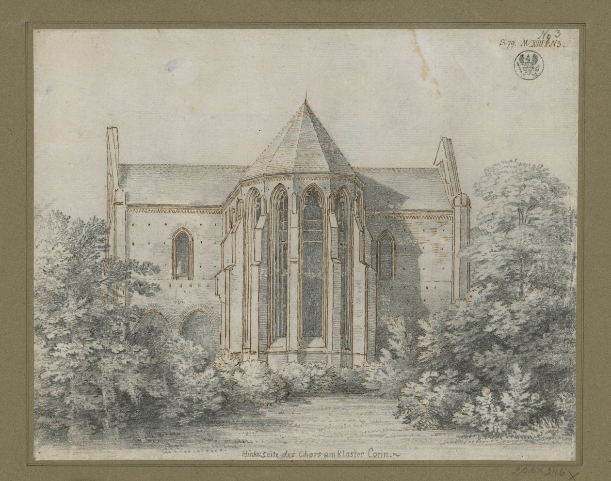 Abbaye de Chorin. Vue de l