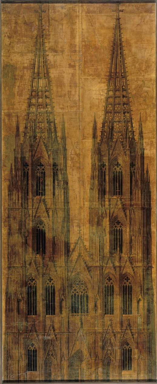 Köln. Dom. Aufriss der Westfassade - Karl Friedrich Schinkel