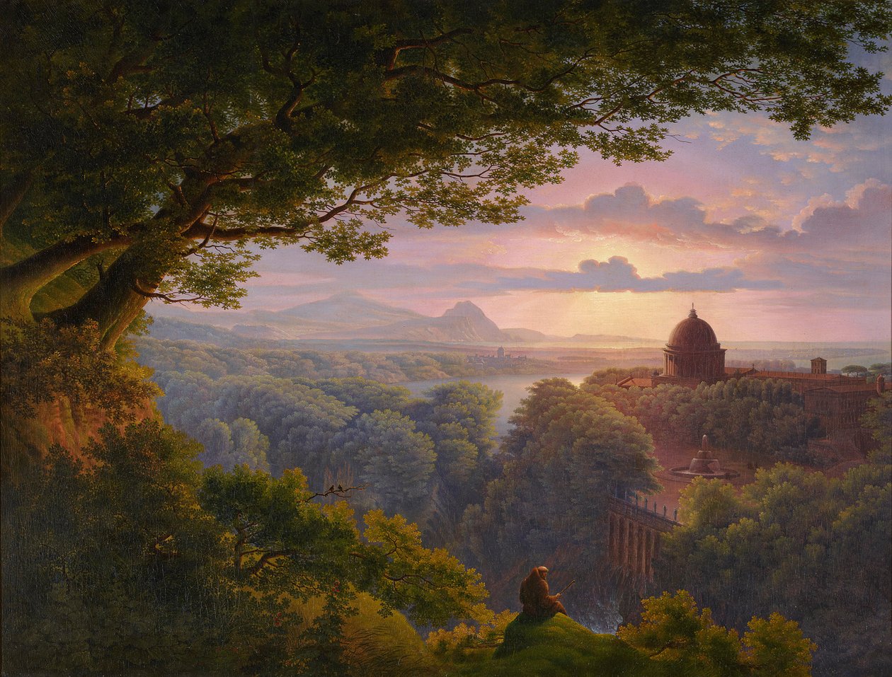 Paysage avec pèlerin (copie d