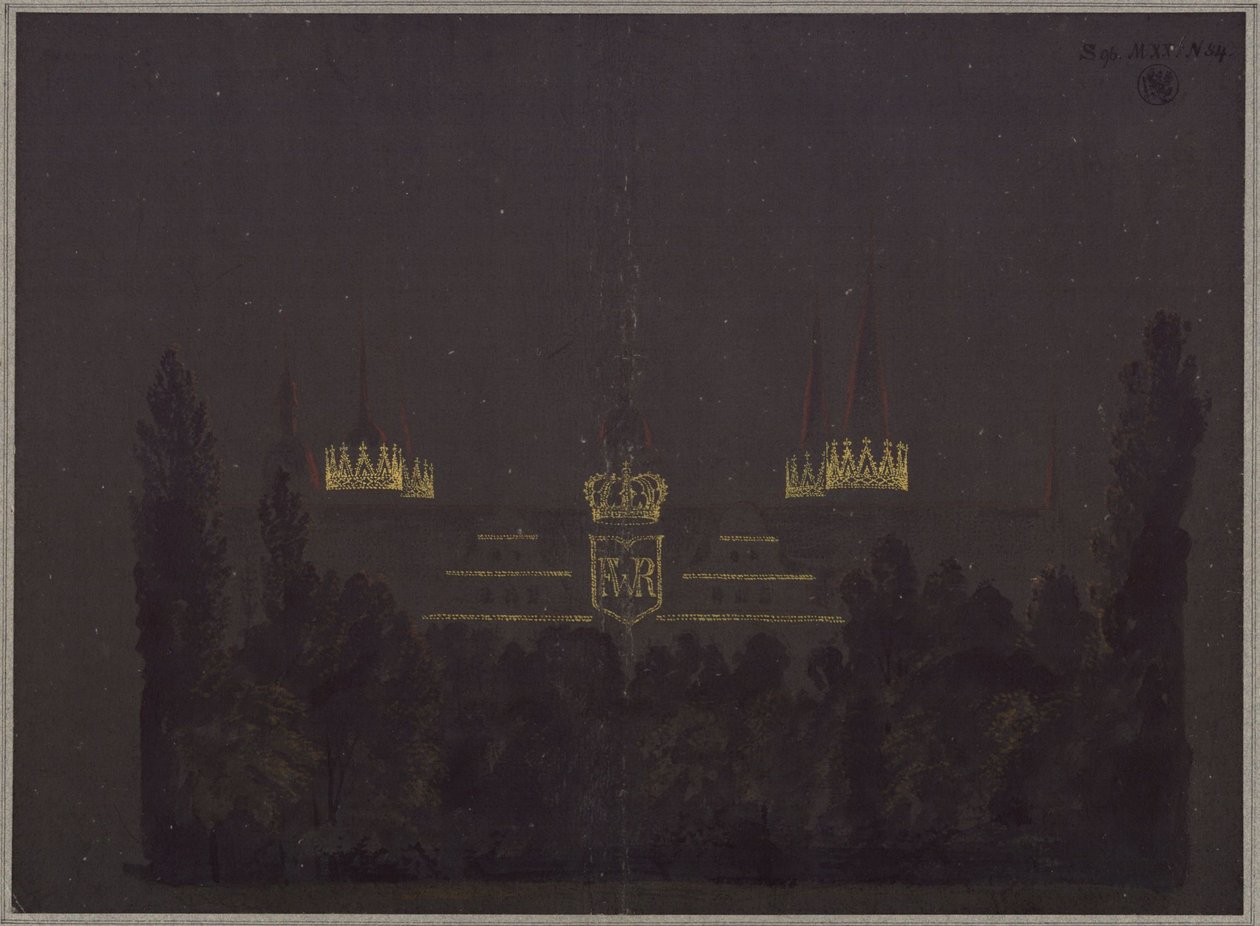 Merseburg. Château. Projet d