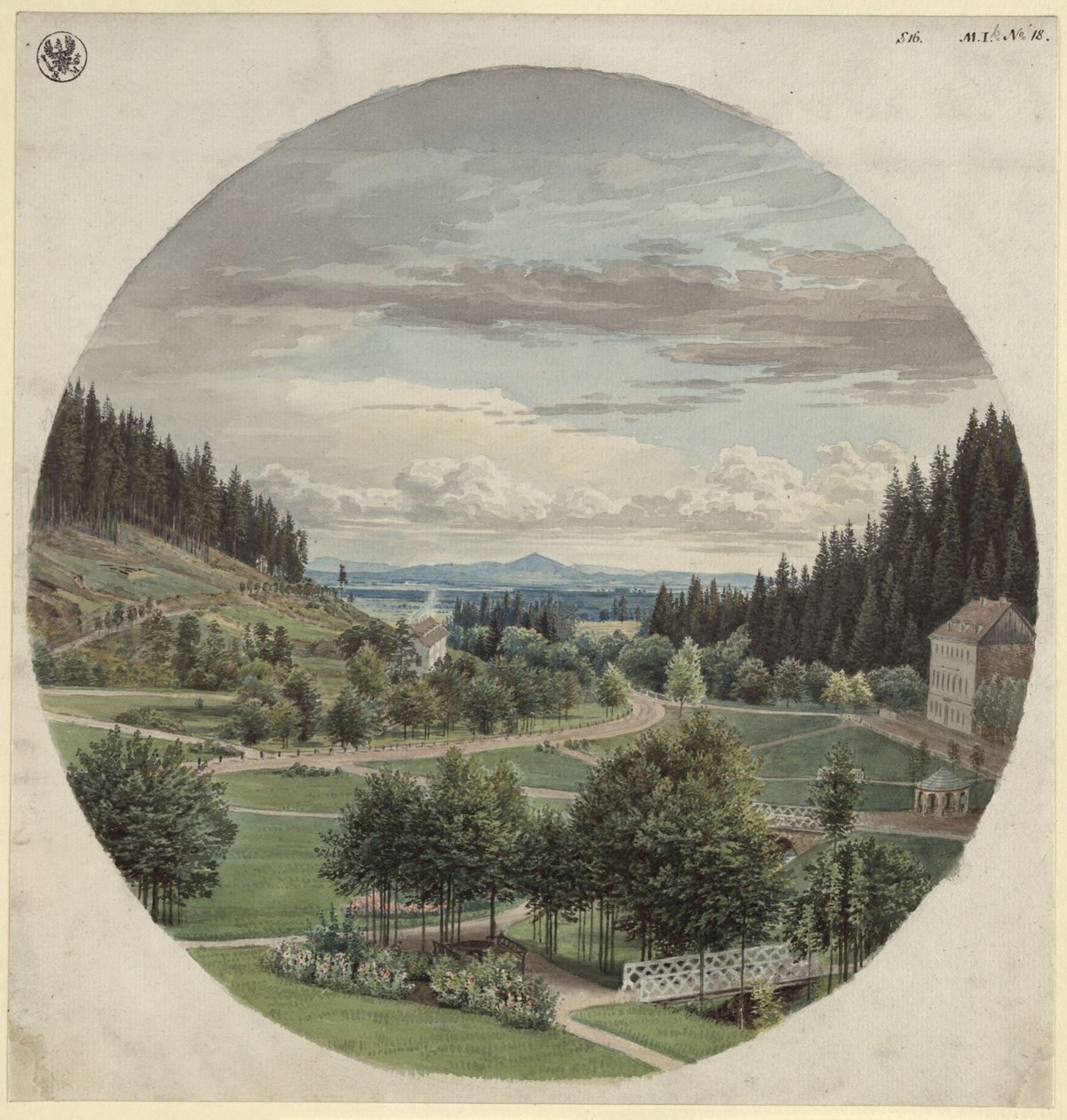 Promenade à Mariánské Lázně - Karl Friedrich Schinkel