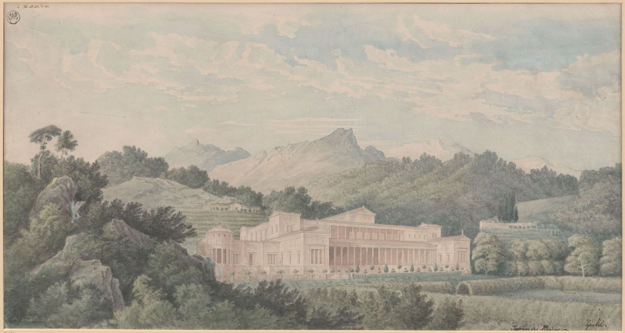 Reconstitution de la Villa Tusca d