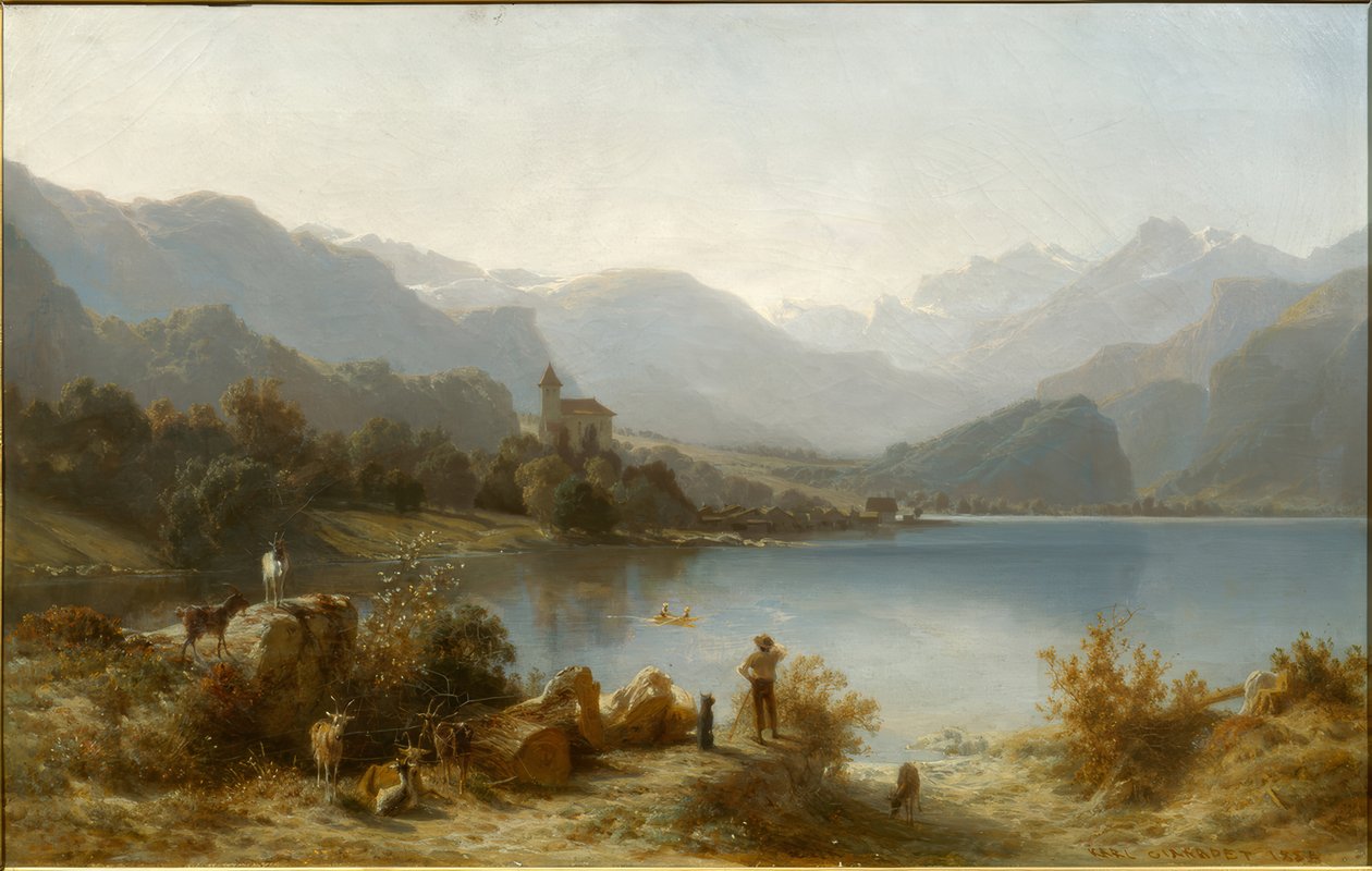 Brienz et le lac de Brienz - Karl Girardet