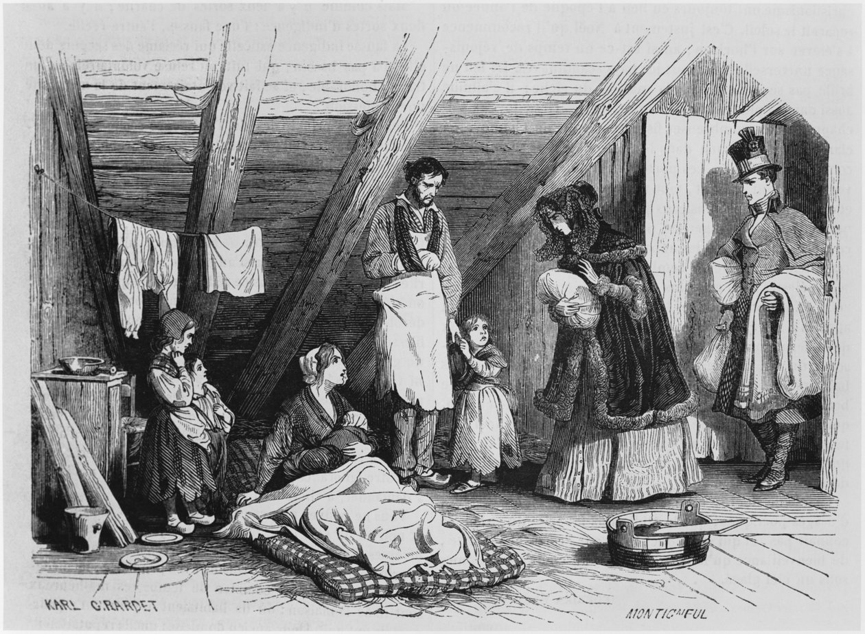Visite aux pauvres, illustration de 