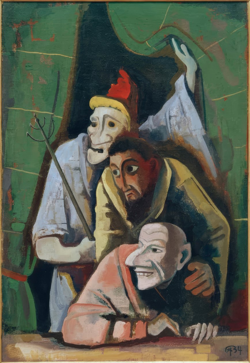 Masques maléfiques - Karl Hofer