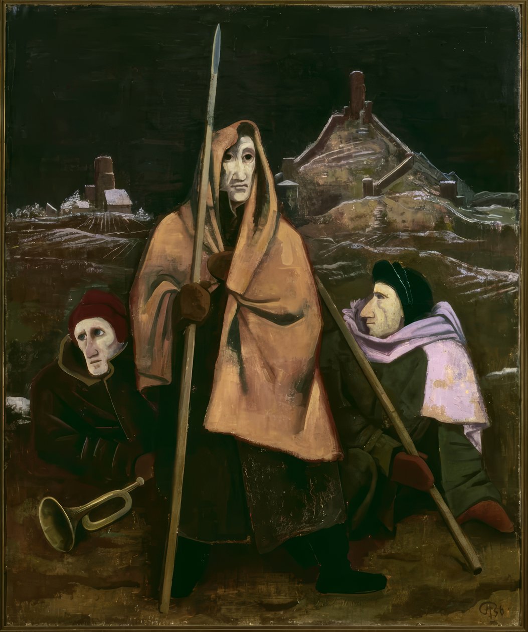 Les gardiens - Karl Hofer