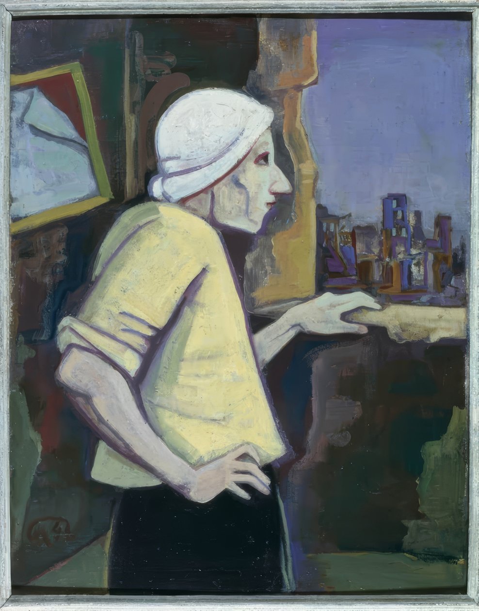 Femme à la fenêtre - Karl Hofer