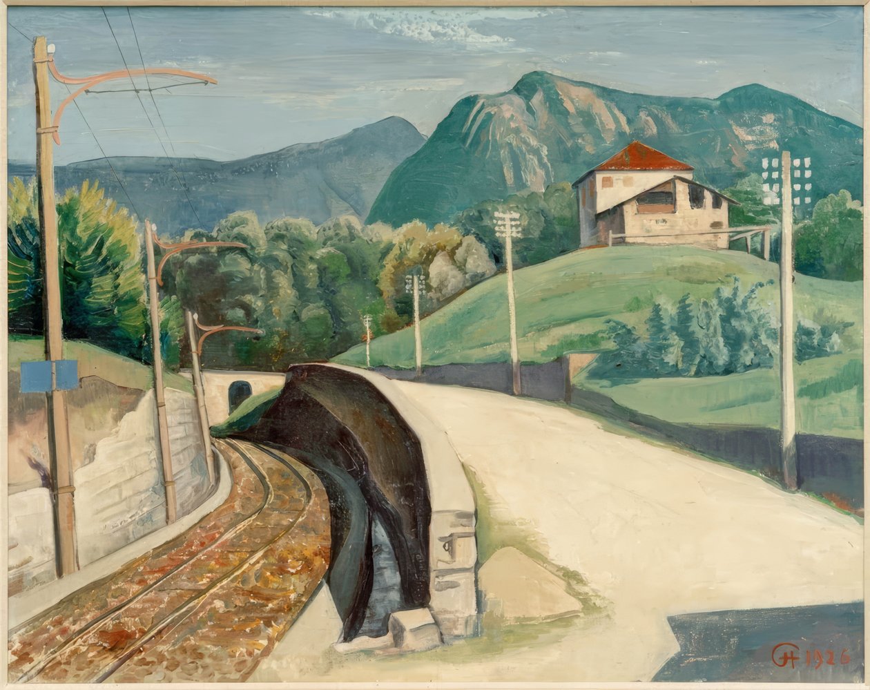 Paysage près de Cappella dans les Grisons - Karl Hofer