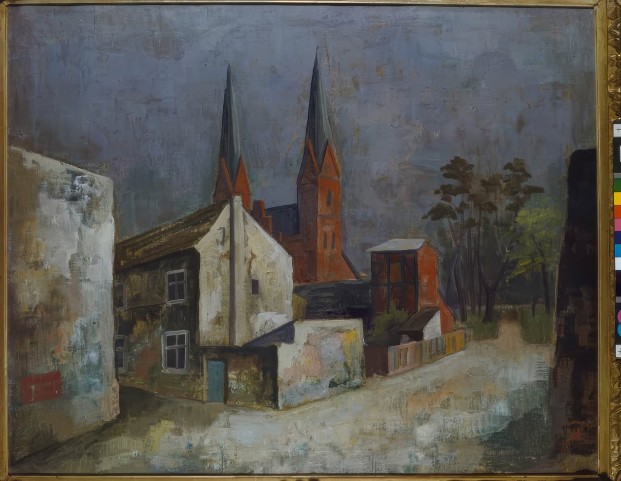 Églises rouges - Karl Hofer