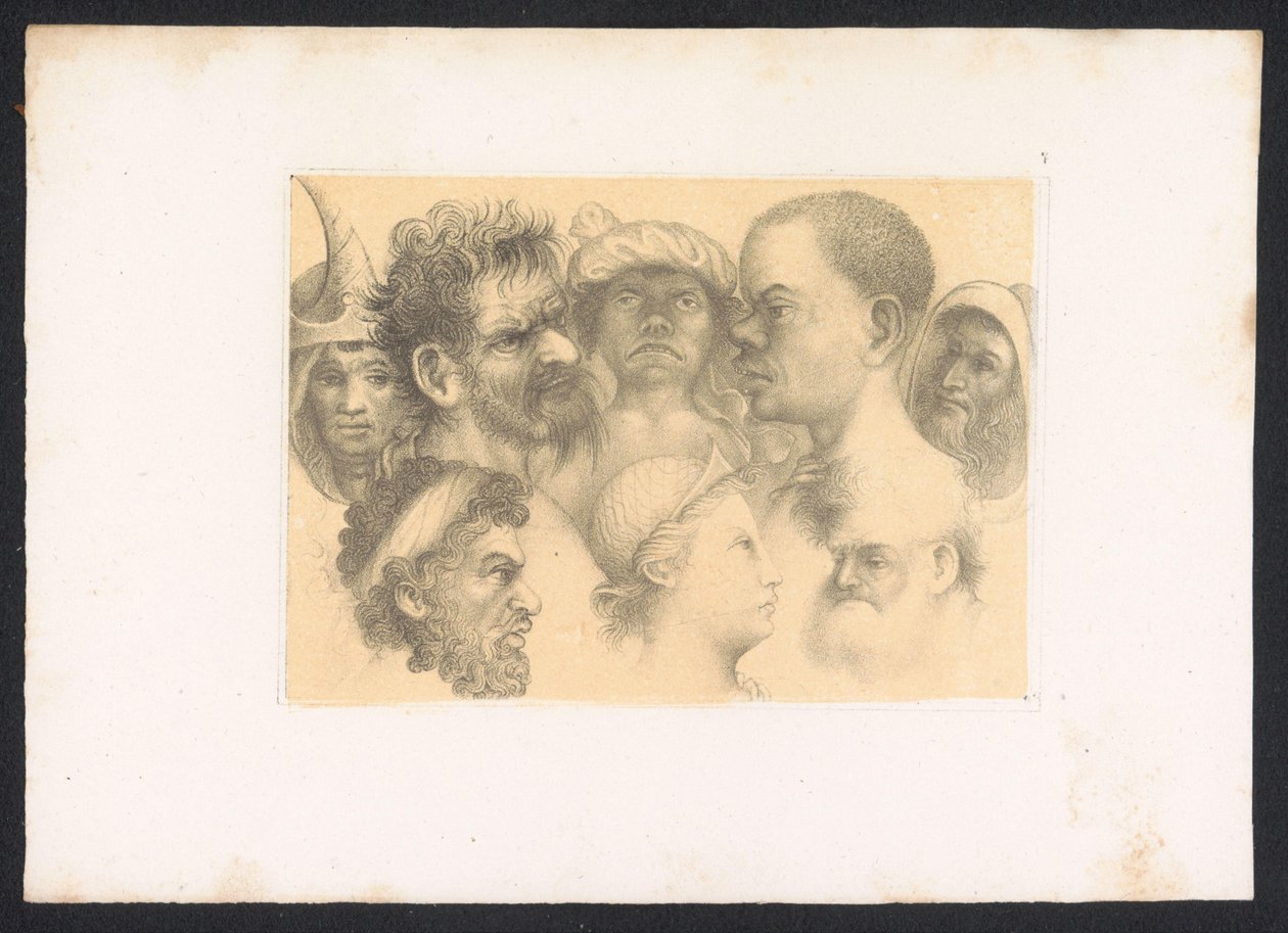 Huit figures (Esquisses et études d