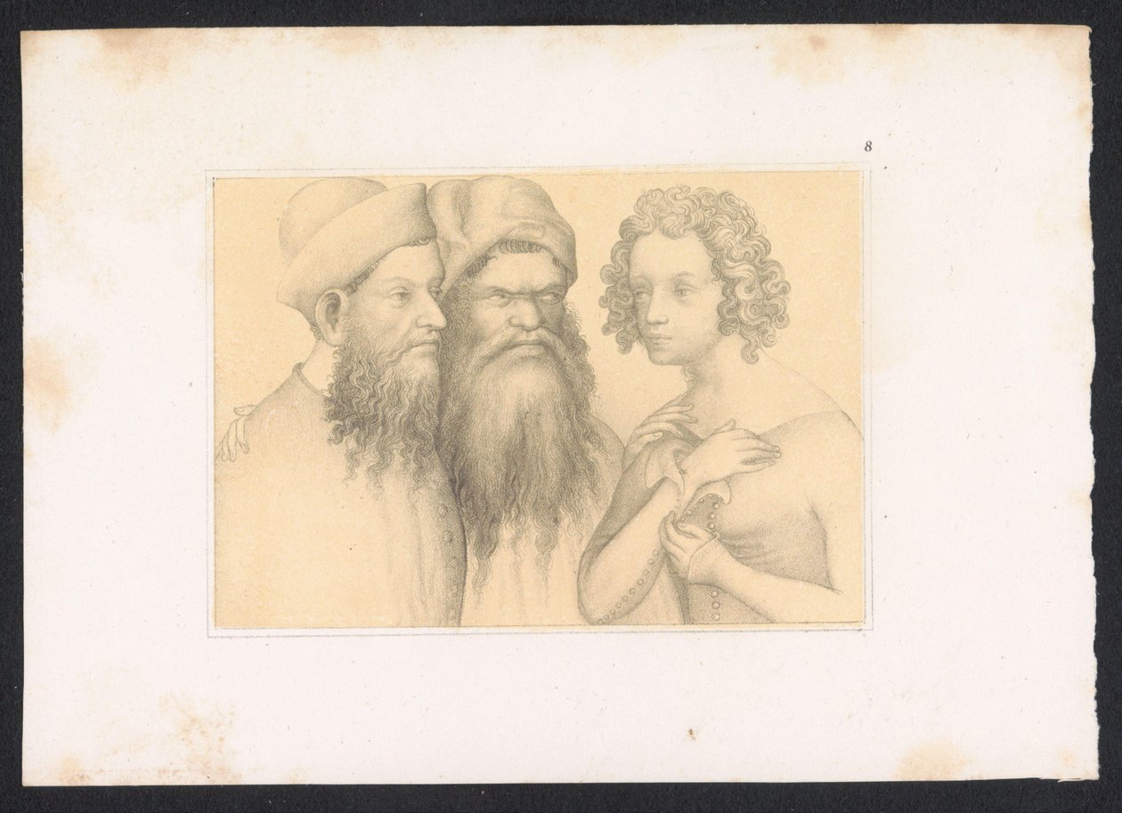 Suzanne et les vieillards (Entwürfe und Studien eines niederländischen Meisters aus dem XV. Jahrhundert) - Karl Palzow