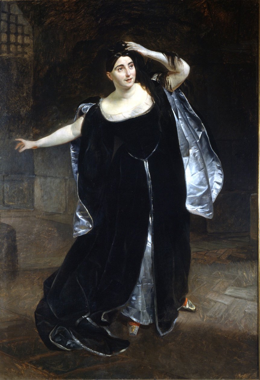 Giuditta Pasta (1797-1865) et « Anne Boleyn » - Karl Pavlovich Bryullov