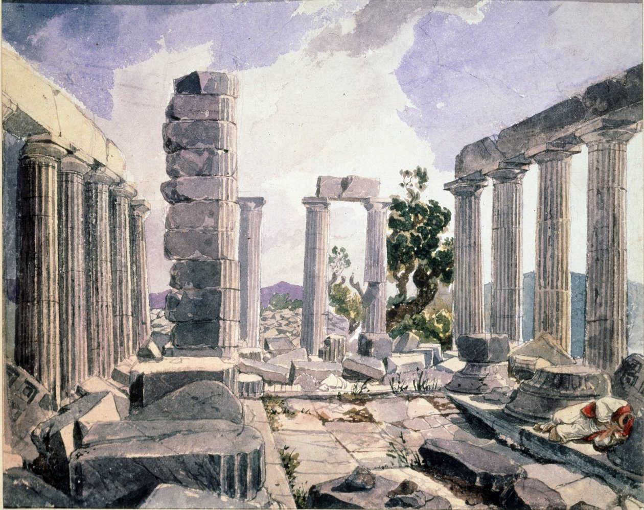Vue du Temple d