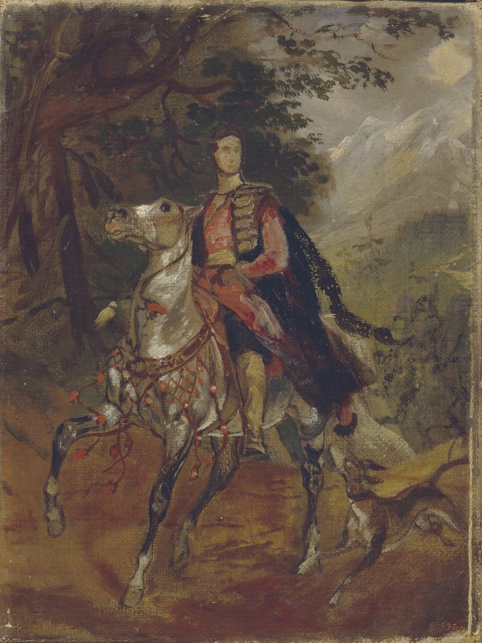 Portrait du comte Anatole Nikolaïevitch Demidov, 1er prince de San Donato 1812-1870, vers 1831 - Karl Pavlovich Bryullov