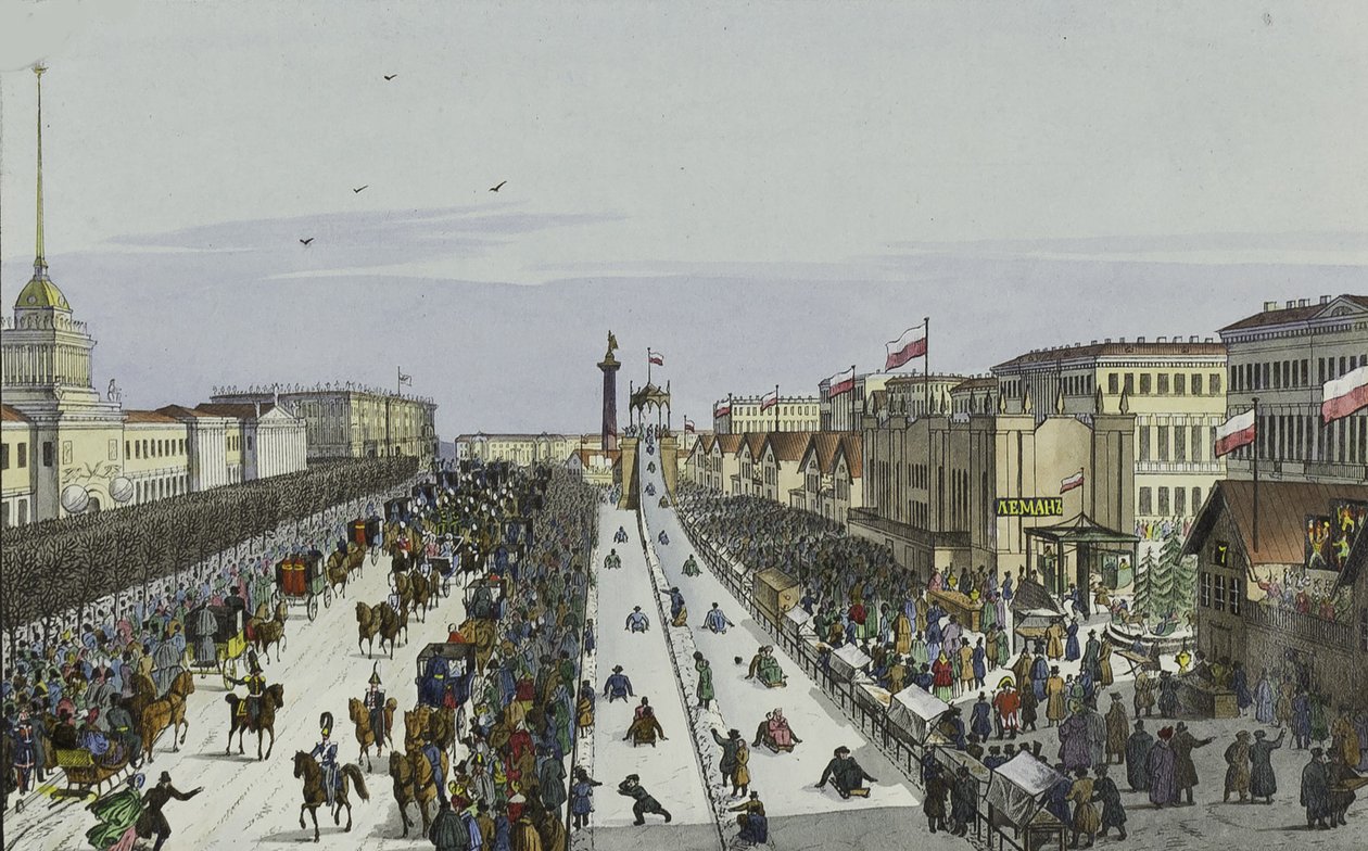 Fête publique sur la place de l