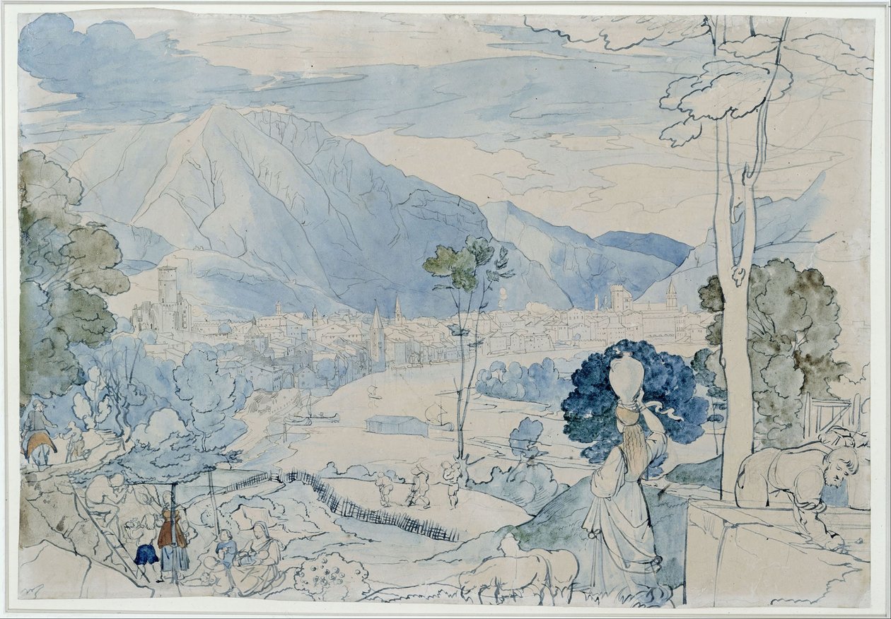 Vue de Trent - Karl Philipp Fohr