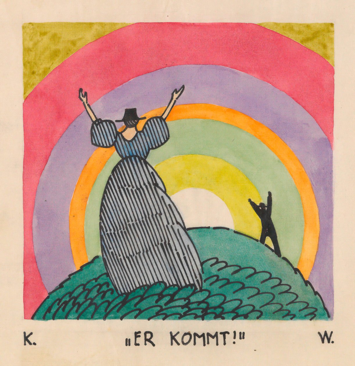 Il vient, vers 1921 - Karl Wiener