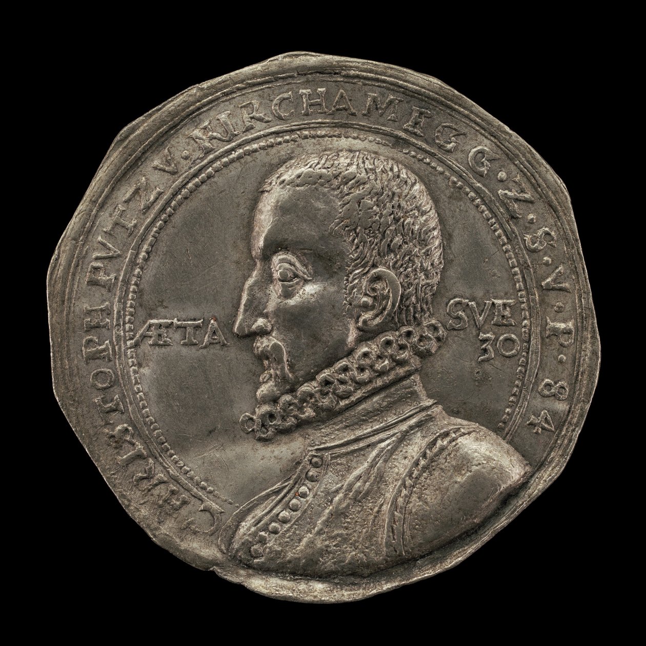 Christoph Putz von Kirchameg, maître de la monnaie à Prague 1590, 1584 - Karl von Bieberstein