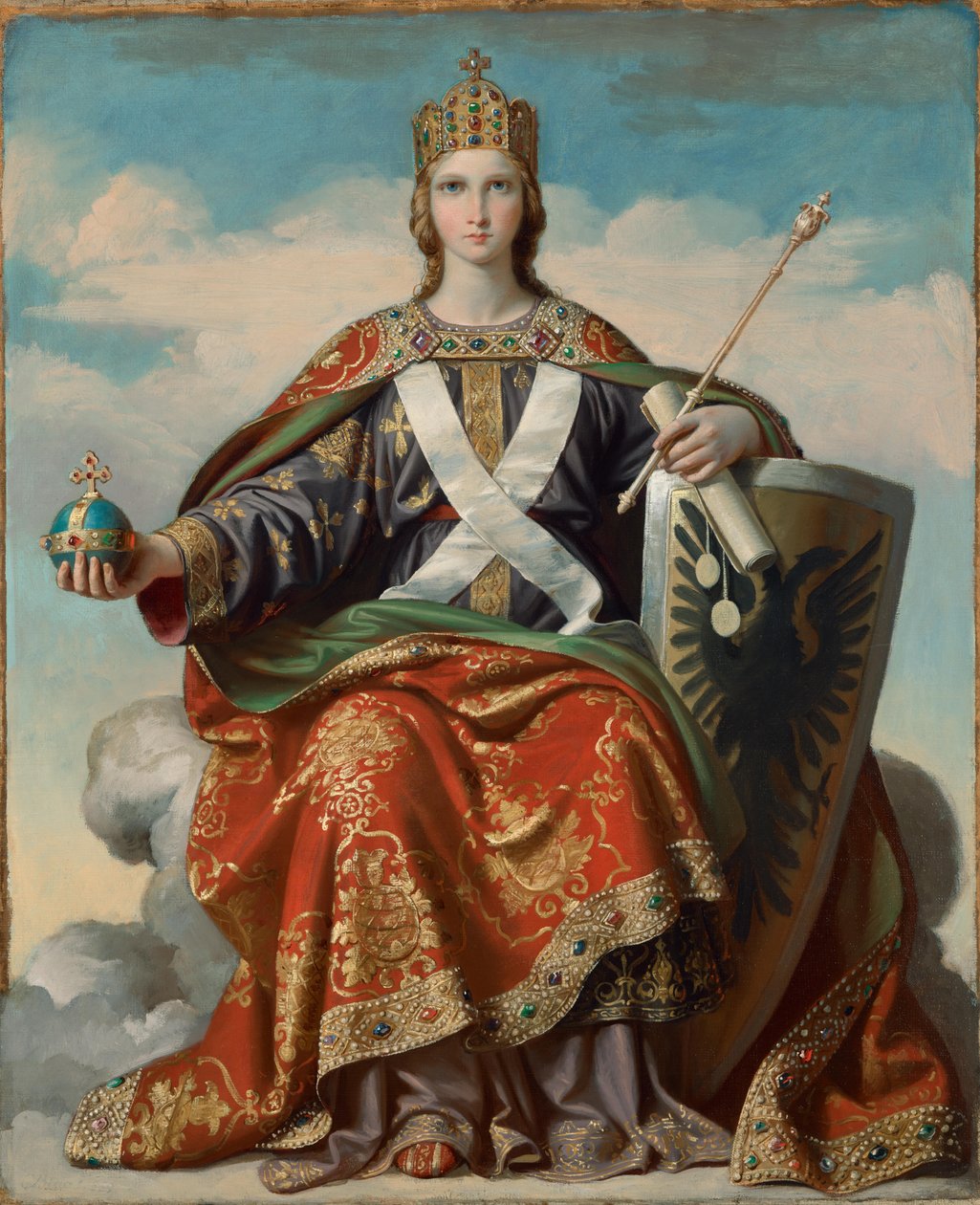 Allégorie du pouvoir - Karl von Blaas