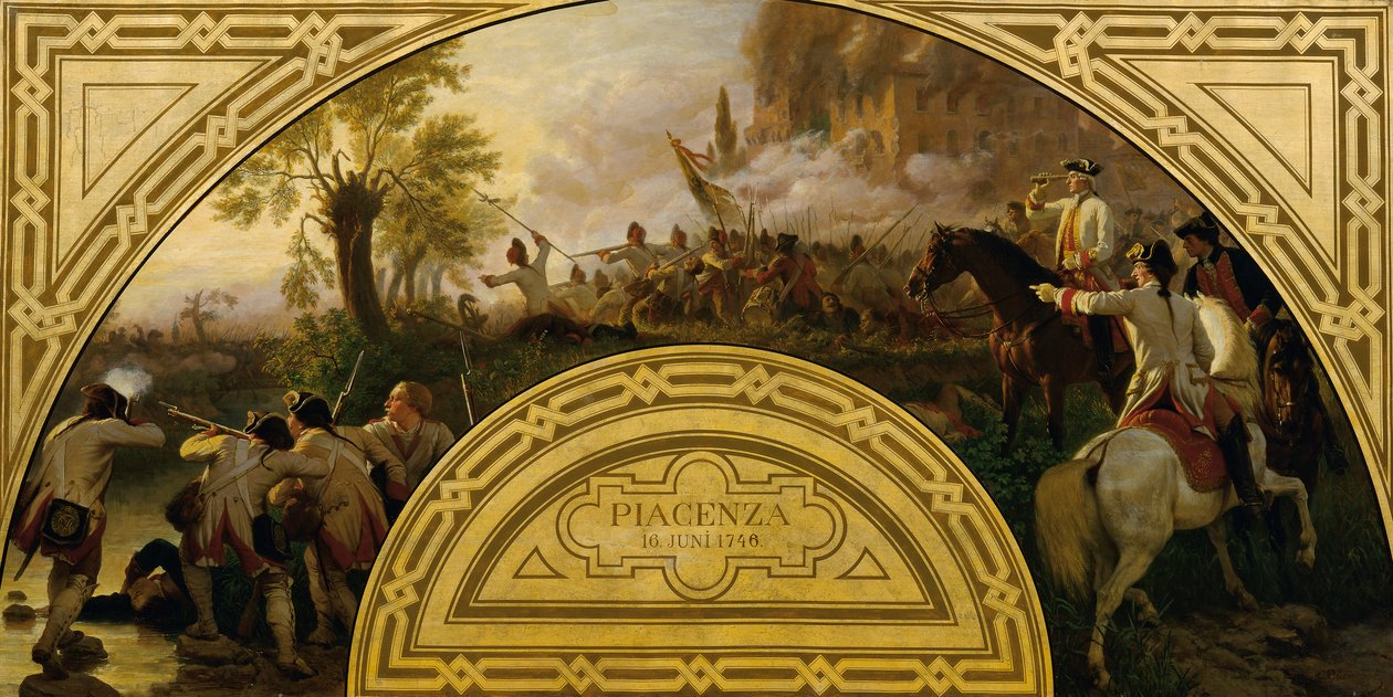 La bataille de Plaisance 1746 - Karl von Blaas
