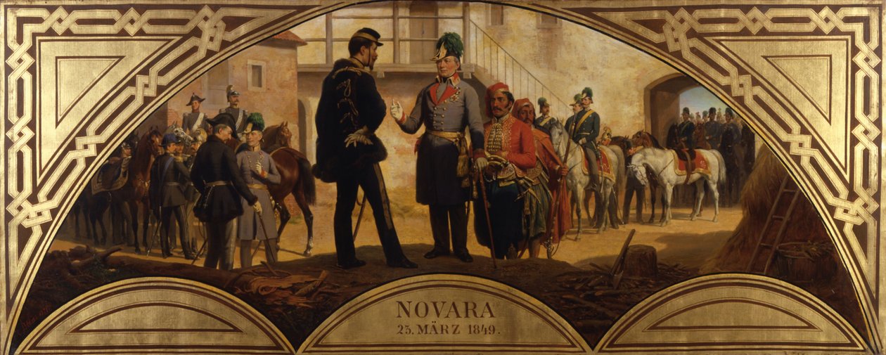 Épisode après la bataille de Novara 1849 - Karl von Blaas