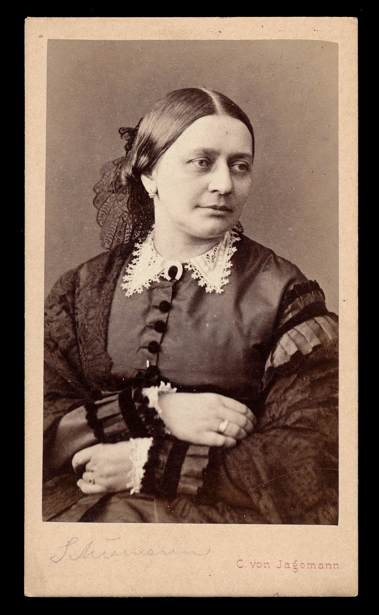 Portrait de Clara Schumann (1819-1896) - Karl von Jagemann