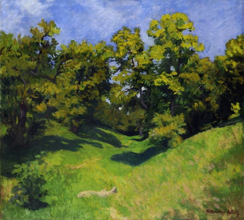Le bord du bosquet - Károly Ferenczy