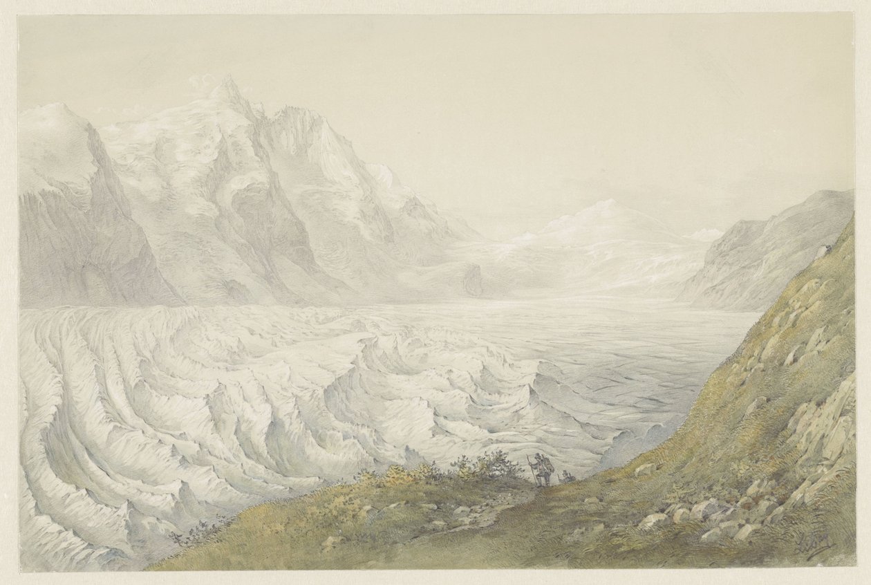 Glacier de Pasterze près de Heiligenblut - Karoly Lajos Libay