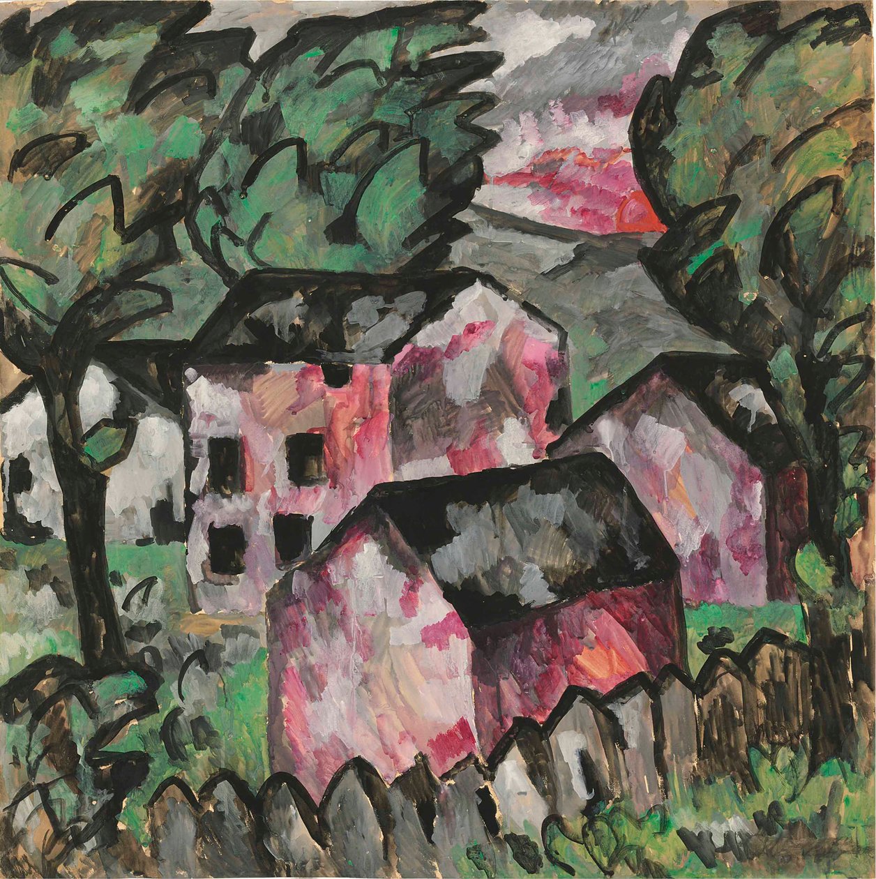 Paysage - Kazimir Severinovich Malevich