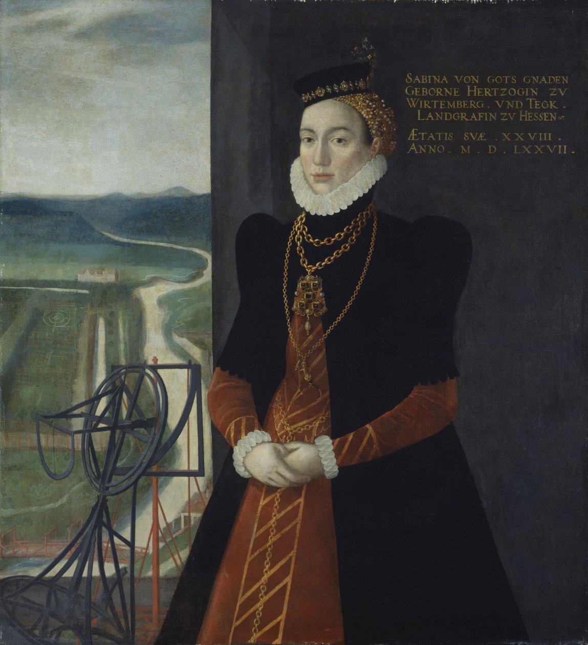 Sabina de Wurtemberg, landgravine de Hessel-Kassel - Kaspar van der Borcht