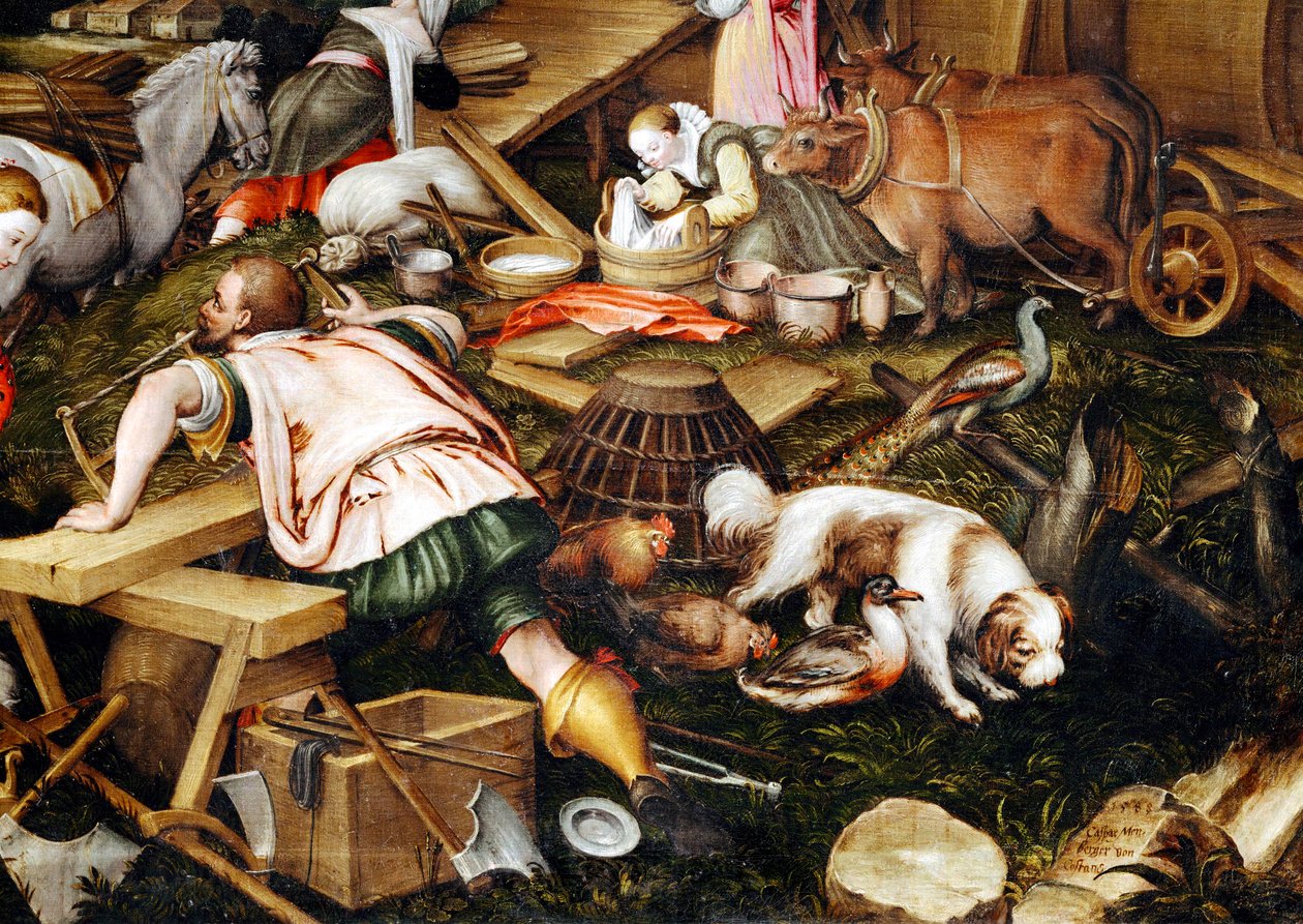 Les animaux entrent dans l