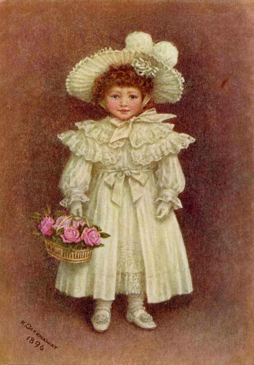 Vera Evelyn Samuel, 1896 par Kate Greenaway - Kate Greenaway