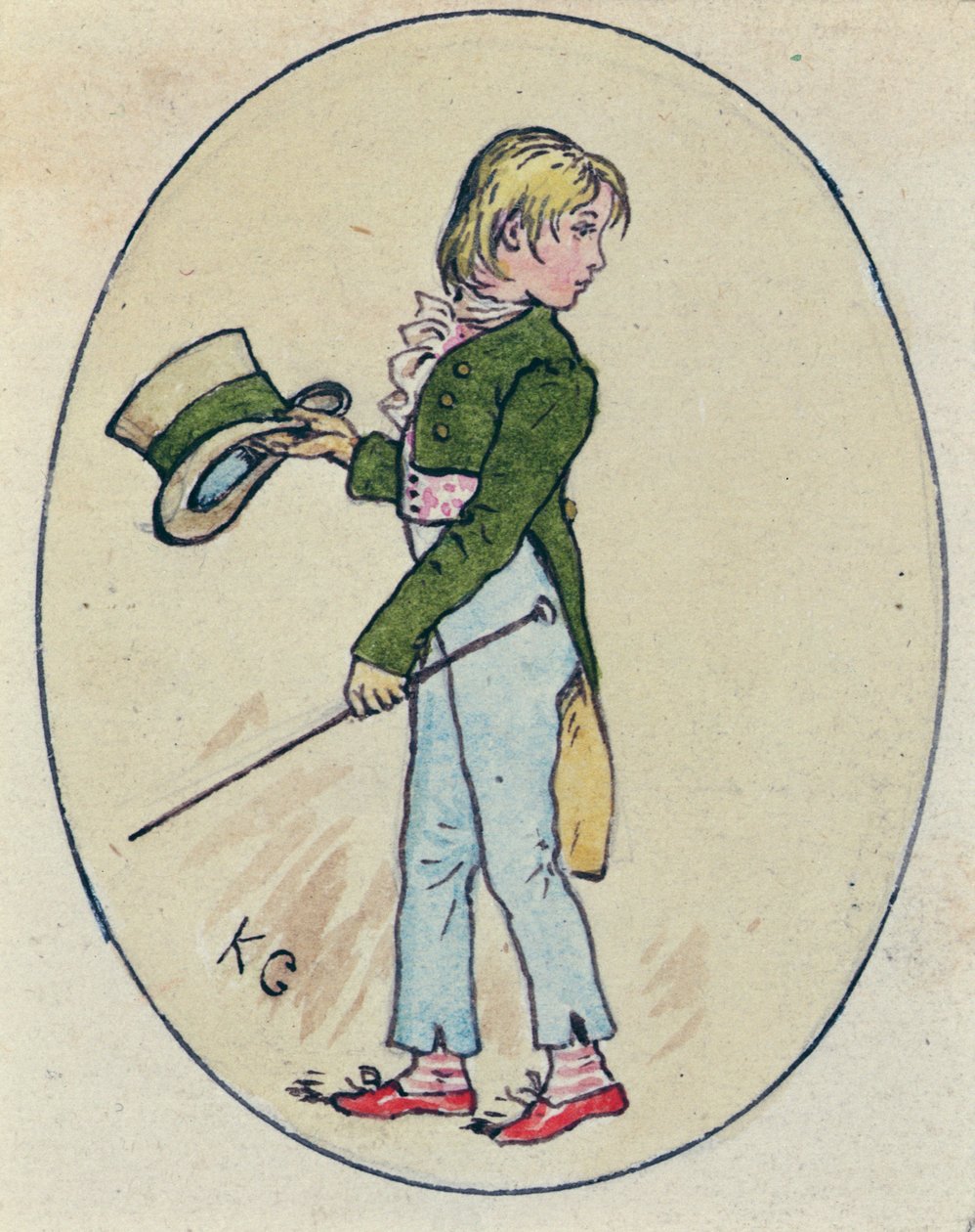 Illustration pour la Saint-Valentin, 1914 - Kate Greenaway