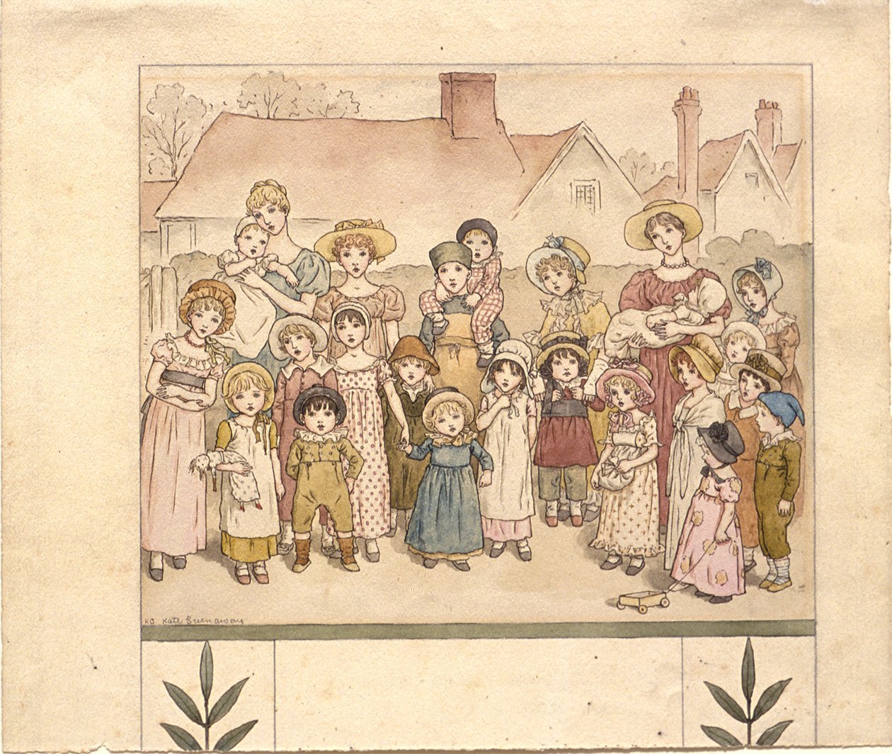 Spectacle de rue - Kate Greenaway