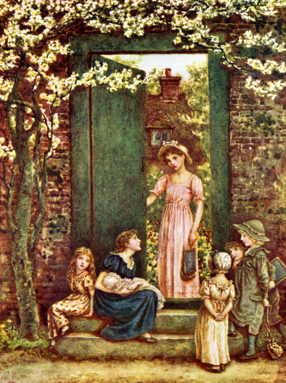 La porte ouverte - Kate Greenaway