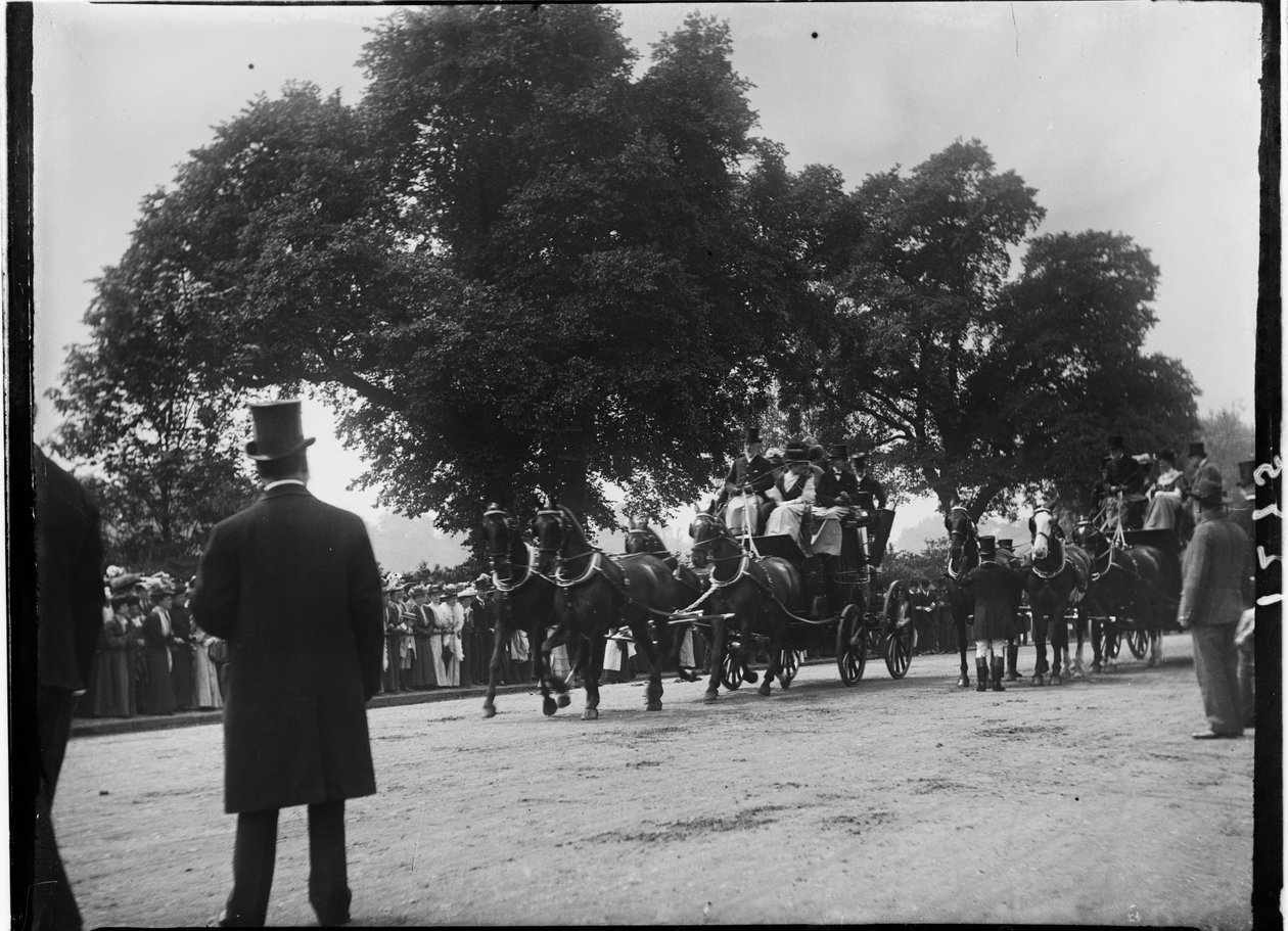 Hyde Park, City Of Westminster, Londres, 01/06/1907 (photo n/b) - Katherine Jean Macfee