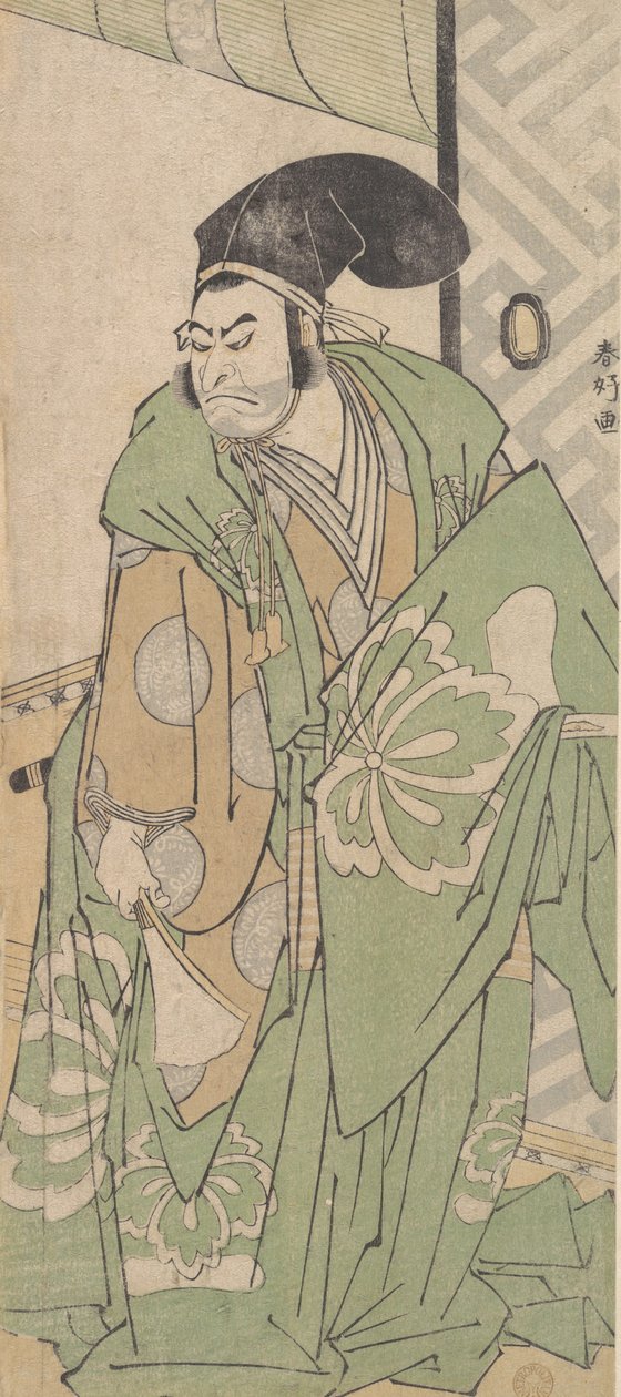Le premier Nakamura Nakazo dans le rôle de Ko no Moronao, juin 1786 - Katsukawa Shunko