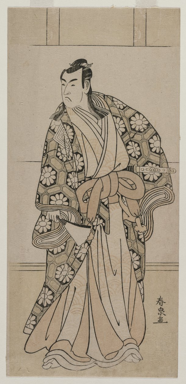 Ichikawa Monnosuke II en tant que seigneur, années 1780 - Katsukawa Shunsen