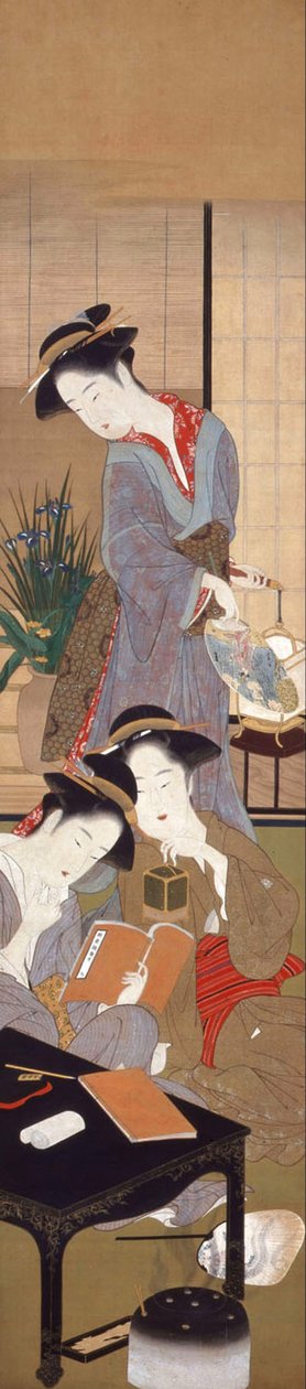 FEMMES ET ÉVÉNEMENTS DES 12 MOIS - Katsukawa Shunsho