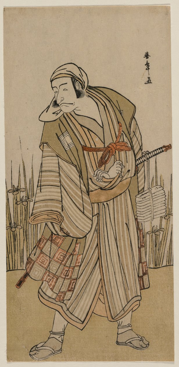 Ichikawa Danjuro V en voyageur à côté d