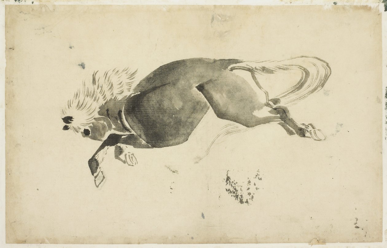 Cheval au galop, c.1815-1849 - Katsushika (school of) Hokusai