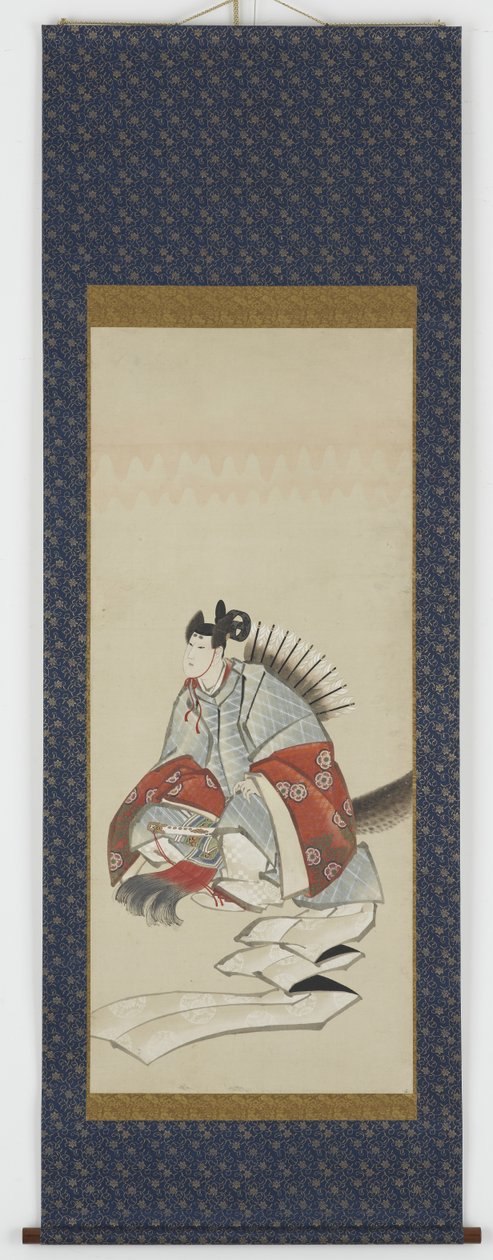 Six immortels de la poésie : Ariwara no Narihara, vers 1806-08 - Katsushika Hokusai