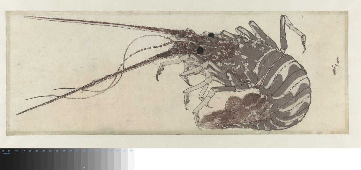 Le Homard - Katsushika Hokusai