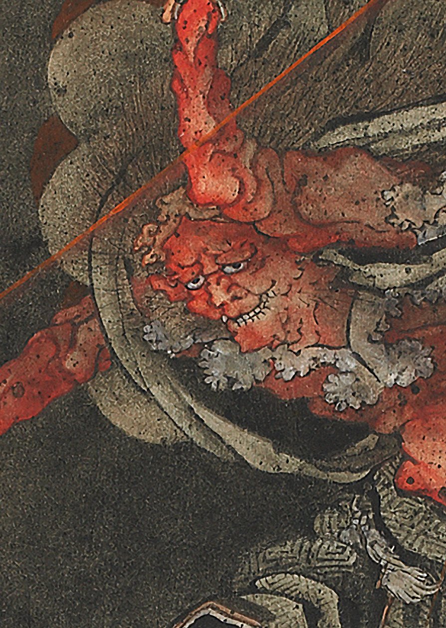 Dieu du tonnerre, période Edo - Katsushika Hokusai