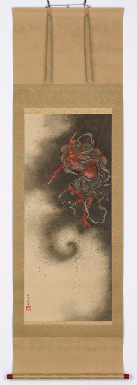 Dieu du tonnerre, 1847 - Katsushika Hokusai