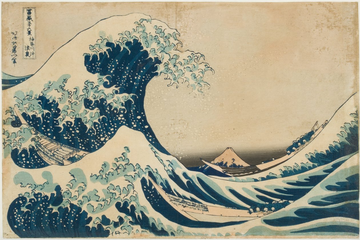 Sous la vague au large de Kanagawa - Katsushika Hokusai